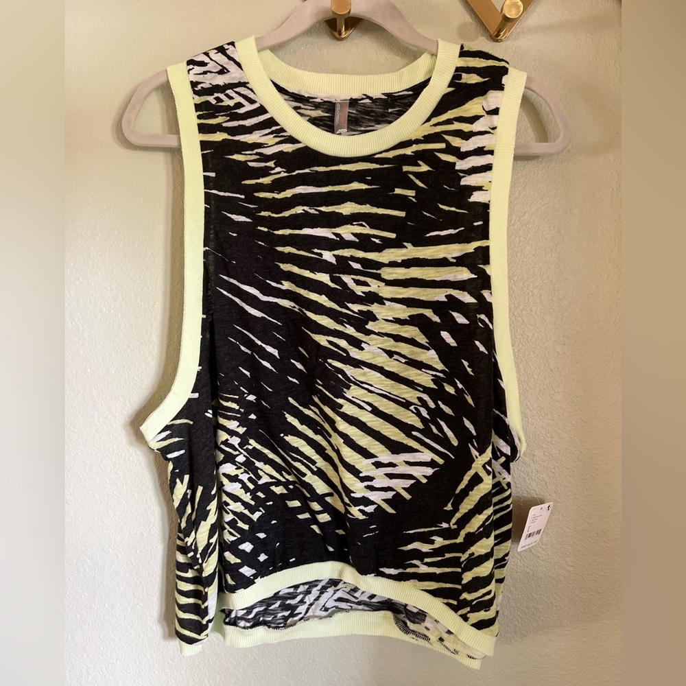 Free People Movement Love Crop Tank in Whipped Lime